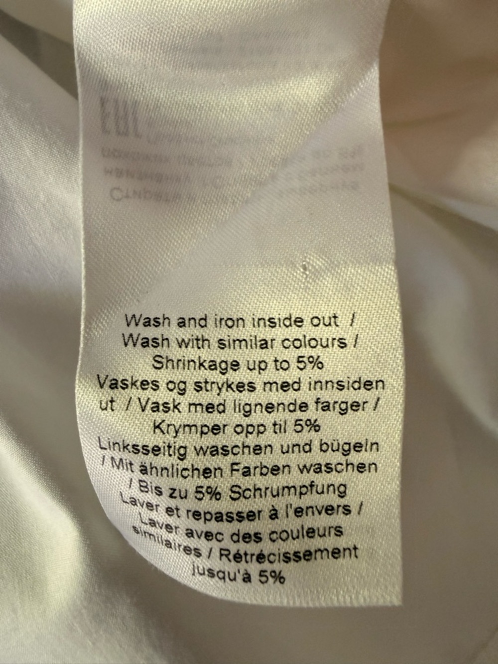 GANNI Shirred Cotton Poplin Blouse in White - Picture 11 of 13